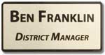 District Manager Name Tag