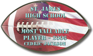 Football Plaque Award